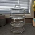 Snoep bonbon etagere van glas, Ophalen of Verzenden