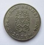 Brunei 20 sen, 1984, Ophalen of Verzenden, Zuidoost-Azië, Losse munt