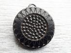 Victoriaanse WHITBY Git Zonnebloem Hanger/Broche. INCL.Verz., Verzenden, Overige materialen, Hanger