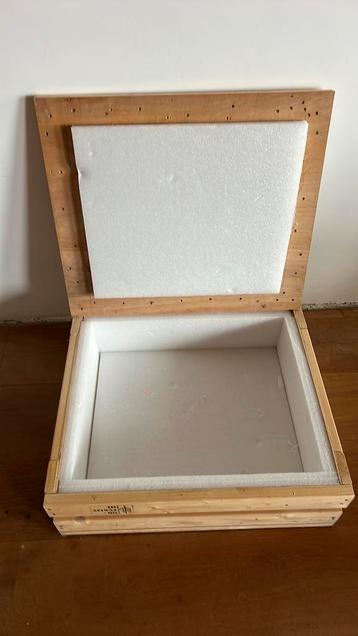 Houten Transportkist voor kunst beschikbaar voor biedingen