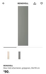 ALS NIEUW  2x IKEA PAX Reinsvoll deuren grijsgroen 50x195 cm, Huis en Inrichting, Kasten | Kledingkasten, Ophalen, 50 tot 100 cm