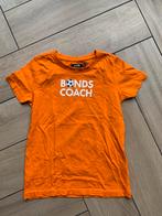 Oranje shirt bondscoach maat 128 Koningsdag Koningsspelen, Jongen of Meisje, Europe kids, Ophalen of Verzenden, Zo goed als nieuw