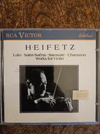 Heifetz - Lalo, Saint-Saëns, Sarasate, Chausson, Ophalen of Verzenden, Romantiek, Zo goed als nieuw, Orkest of Ballet