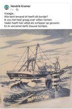 Gevraagd dit tegeltje, Verzamelen, Scheepvaart, Ophalen of Verzenden, Zo goed als nieuw