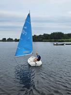 splash wedstrijdnummer 607 met 2 zeilen en wegtrailer, Watersport en Boten, Ophalen, Gebruikt, 3 tot 6 meter, Minder dan 15 m²