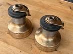 2 Bronzen Lewmar 54 two speed selftailing lieren, Watersport en Boten, Ophalen, Gebruikt, Lijn of Blok