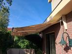 knikarm zonnescherm en uitval zonnescherm, Tuin en Terras, Zonneschermen, Ophalen, Gebruikt, 150 tot 300 cm, 250 cm tot 450 cm
