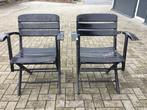 2 classic houten tuinstoelen, Inklapbaar, Ophalen