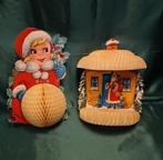 OUDE PAPIEREN KERSTDECORATIE, Diversen, Kerst, Ophalen, Gebruikt