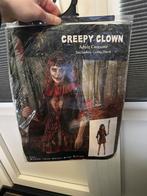 Creepy Clown Kostuum - Halloween maat S, Maat 38/40 (M), Nieuw, Ophalen of Verzenden, Halloween