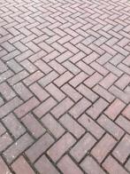 33m2 Gebruikte gebakken platkei formaat rood paars, Ophalen, Gebruikt, Keramiek, Klinkers