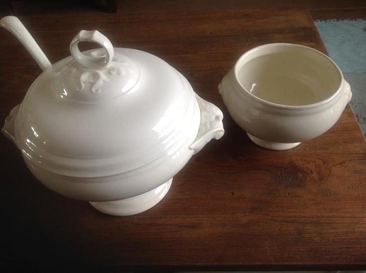 te koop diverse antieke soepterrines en schalen, Antiek en Kunst, Antiek | Servies los, Ophalen of Verzenden