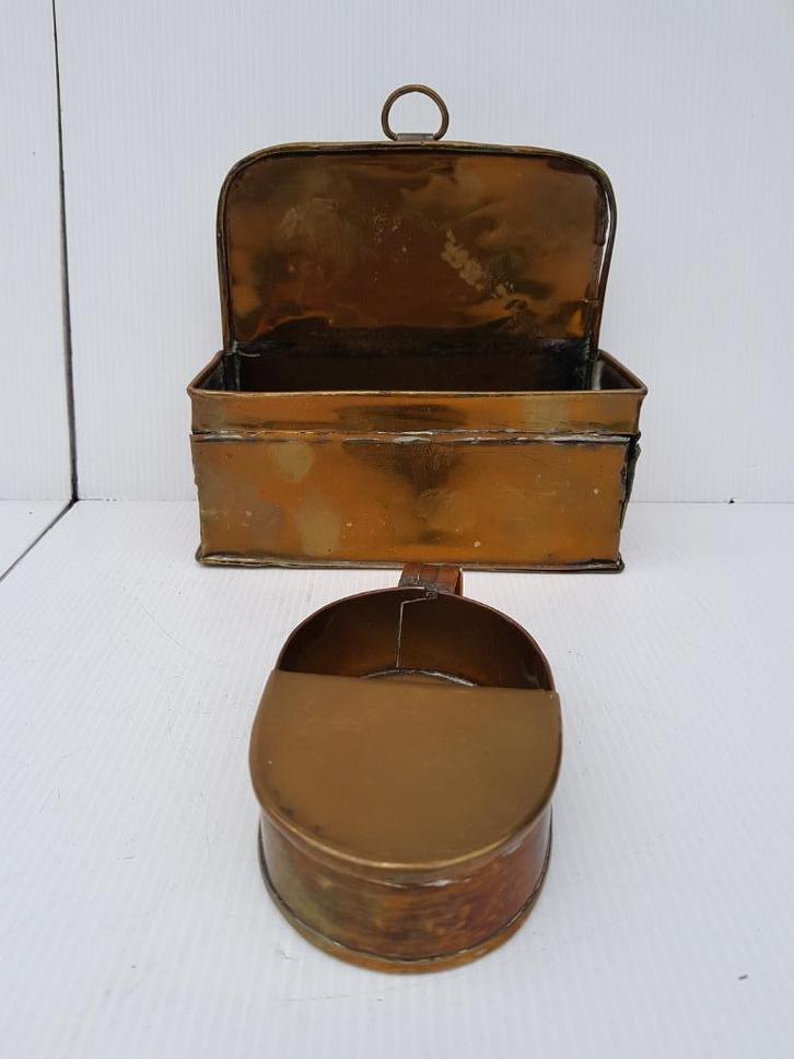 Antieke koperen items - bakje en centenbakje, Antiek en Kunst, Antiek | Koper en Brons, Koper, Ophalen of Verzenden