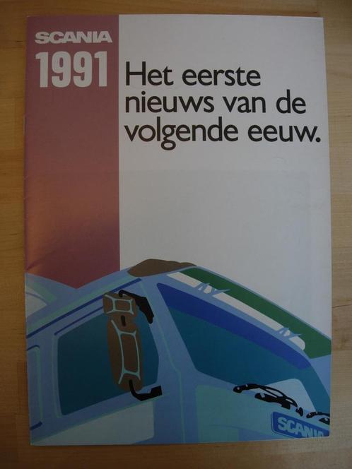 Scania Nieuws Brochure 1990 - Streamline, Boeken, Auto's | Folders en Tijdschriften, Zo goed als nieuw, Overige merken, Ophalen