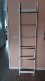 Leuk wit houten handdoeken rek., Huis en Inrichting, Ophalen, Gebruikt, Wit