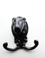 Gietijzeren kledinghaak haak ram dier gietijzer, Wandhaken, Ophalen of Verzenden, Zo goed als nieuw, Minder dan 100 cm