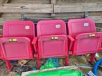 NAC BREDA stadion stoelen hoofdtribune 3-zit, Verzamelen, Overige Verzamelen, Gebruikt, Voetbal, Ophalen