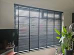 Luxe houten jaloezie met enkelzijdige bediening 190 x 250, Ophalen, Gebruikt, Zwart, 200 cm of meer