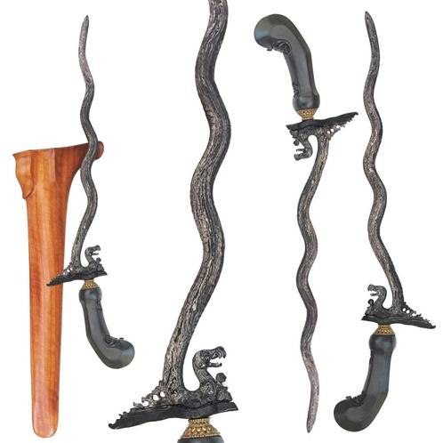 Unieke kris, keris - Naga Ranting - krissen - kerissen, Antiek en Kunst, Kunst | Niet-Westerse kunst, Ophalen of Verzenden