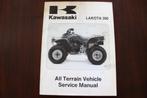 KAWASAKI LAKOTA 300 1995 - 1997 service manual handboek ATV, Motoren, Handleidingen en Instructieboekjes, Kawasaki