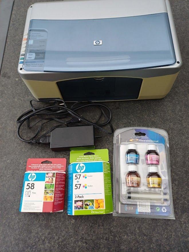 HP  psc 1315 inkjet printer, Computers en Software, Printers, Gebruikt, Printer, Inkjetprinter, Kleur printen, Kopieren, Scannen