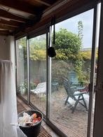 Aluminium Schuifpui met Glas, Gebruikt, Aluminium, Ophalen of Verzenden, Inclusief glas