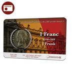 Numismatische coincard - 1 Belgische Frank (FR), Ophalen of Verzenden, Setje