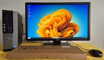 Compacte i5 Dell 7010 8GB RAM SSD Wind11 + Office Grote Lcd beschikbaar voor biedingen