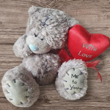 Me to you knuffelbeertje met With love hart 13 cm 2807 beschikbaar voor biedingen