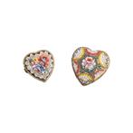 Vintage Italiaanse micro mozaïek broches, Sieraden, Tassen en Uiterlijk, Broches, Overige materialen, Gebruikt, Overige kleuren