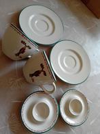 Rudolph the Rednosed Reindeer Kop en Schotel + Eierdopjes, Ophalen of Verzenden, Nieuw, Overige stijlen, Kop(pen) en/of Schotel(s)