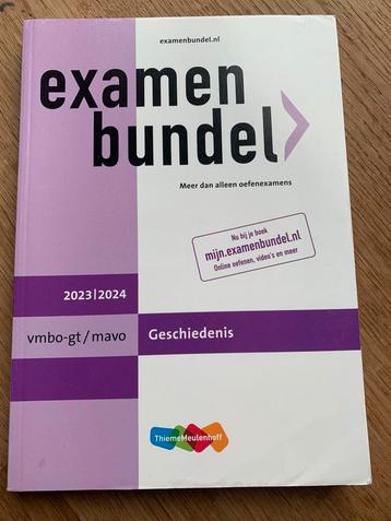 Examenbundel - vmbo-gt/mavo Geschiedenis 2023/2024 beschikbaar voor biedingen
