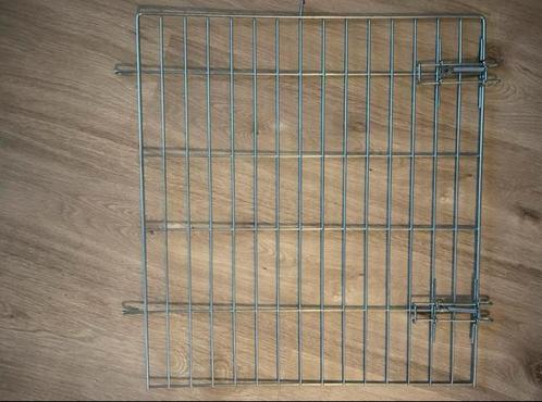 Scheidingspaneel bench zilver, Dieren en Toebehoren, Hondenbenches, Zo goed als nieuw, Ophalen