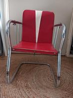 Kinderstoel retro rood, Huis en Inrichting, Stoelen, Ophalen, Gebruikt, Leer, Oud retro