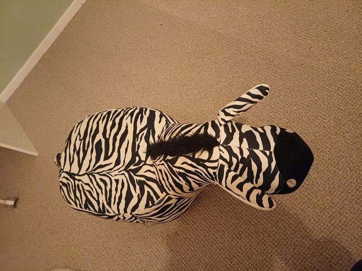 Poef zebra, Huis en Inrichting, Banken | Voetenbanken en Poefen, Minder dan 50 cm, Rechthoekig, Ophalen