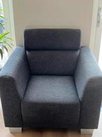 Montél bankstel, grijs gemêleerde stof, Ophalen, Gebruikt, Driepersoons, 75 tot 100 cm