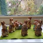 8 Aardenwerk Paashazen - Hangend & Staand, Diversen, Pasen, Ophalen of Verzenden, Zo goed als nieuw