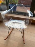 Transparante Schommelstoel - Design Klassieker, Kunststof, Overige kleuren, Ophalen of Verzenden, Zo goed als nieuw