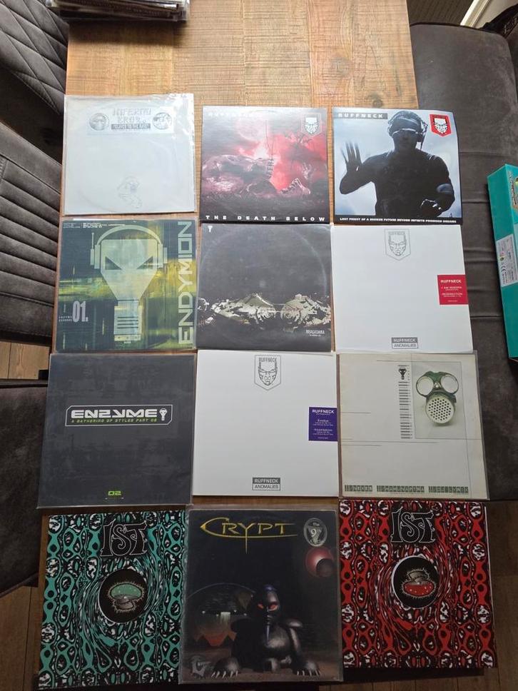 Grote partij Hardcore / Gabber Vinyl te koop.losse verkoop., Cd's en Dvd's, Vinyl | Dance en House, Zo goed als nieuw, 12 inch