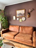 Gratis Kwantum Bank - Cognac, Huis en Inrichting, Banken | Bankstellen, Ophalen, Gebruikt, Driepersoons, Rechte bank