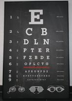 Eye chart - ooggrafiek - ogentest - 60 x 90 cm, Ophalen, 50 tot 75 cm, Print, Minder dan 50 cm