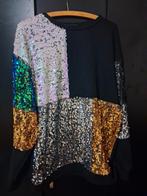 Zara Trafaluc Blouse Zwart met Bling - Maat S, Zwart, Nieuw, Maat 36 (S), Zara Trafaluc