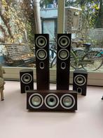 Tannoy revolution signature dc6 espresso surround set, Zo goed als nieuw, Surroundset zonder subwoofer, 120 watt of meer, Ophalen