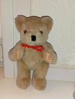 Vintage Teddybeer met Rode Strik, Ophalen of Verzenden, Zo goed als nieuw, Beer