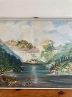 Olieverf berglandschap Poolse schilder ,zie signature naam ), Antiek en Kunst, Ophalen