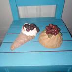 Decoratie gebakjes, taartjes, koekjes, bonbons. Net echt!, Huis en Inrichting, Ophalen, Gebruikt