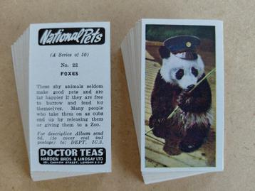 National Pets complete set 50 trade cards Doctor Teas 1961 beschikbaar voor biedingen