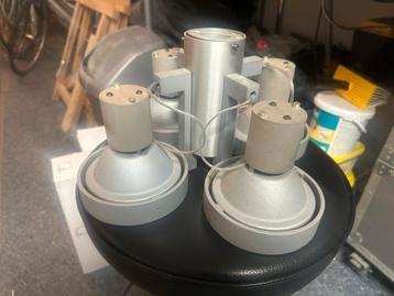 Delta Light Plafondlamp 4 Spots - Alu beschikbaar voor biedingen