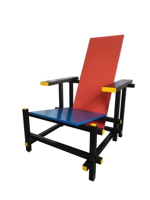 Fantastische originele vintage Gerrit Rietveld 635 fauteuil, Huis en Inrichting, Fauteuils, Gebruikt, Hout, 50 tot 75 cm, 75 tot 100 cm
