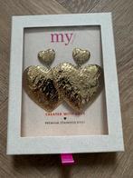 Nieuw My Jewellery hart oorbellen, Ophalen of Verzenden, Nieuw, Goud, Hangers
